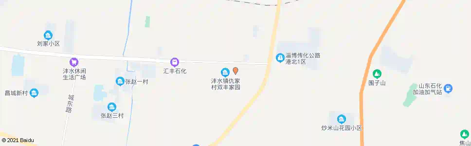 淄博仇家村_公交站地图_淄博公交_妙搜公交查询2025