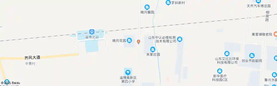 淄博朱家庄_公交站地图_淄博公交_妙搜公交查询2025