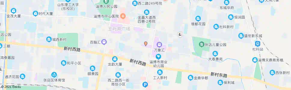淄博华夏商场_公交站地图_淄博公交_妙搜公交查询2025