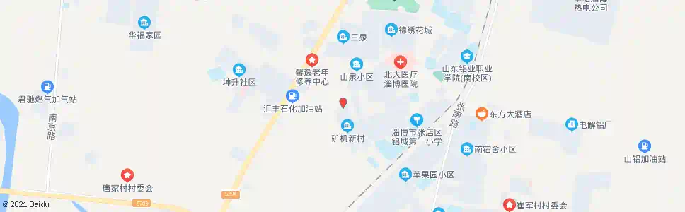 淄博丙变电_公交站地图_淄博公交_妙搜公交查询2025