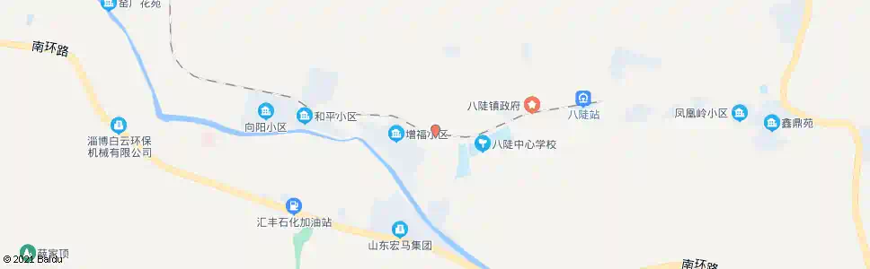 淄博八陡机械厂_公交站地图_淄博公交_妙搜公交查询2025
