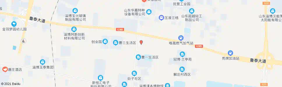 淄博曹一村_公交站地图_淄博公交_妙搜公交查询2025