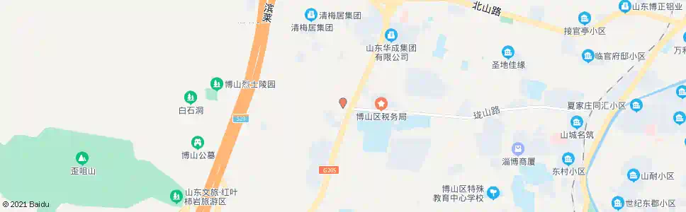 淄博蓝狐物流_公交站地图_淄博公交_妙搜公交查询2025
