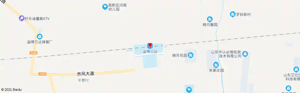 淄博北王_公交站地图_淄博公交_妙搜公交查询2025