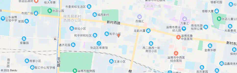 淄博大众医院_公交站地图_淄博公交_妙搜公交查询2025