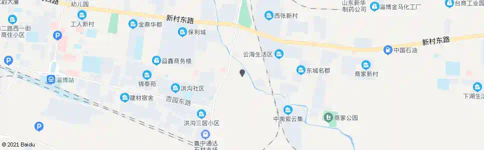 淄博烤烟厂生活区_公交站地图_淄博公交_妙搜公交查询2025