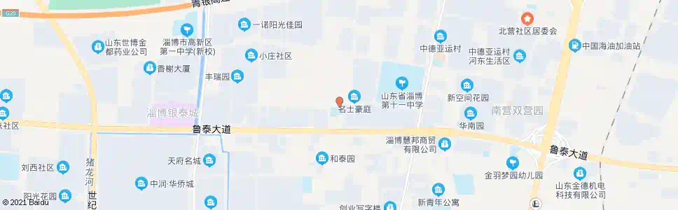 淄博鲁泰工业园_公交站地图_淄博公交_妙搜公交查询2025