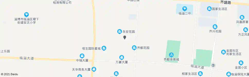 淄博齐都花园北门_公交站地图_淄博公交_妙搜公交查询2025