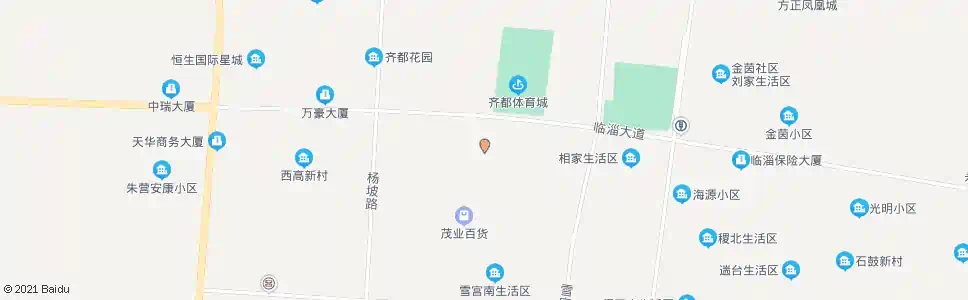 淄博临园西区_公交站地图_淄博公交_妙搜公交查询2025