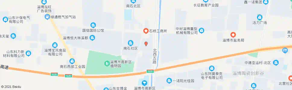 淄博南石村_公交站地图_淄博公交_妙搜公交查询2025