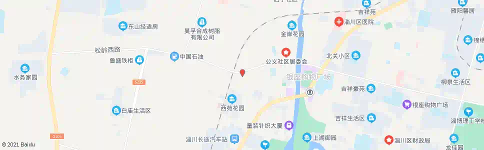 淄博慕王_公交站地图_淄博公交_妙搜公交查询2025