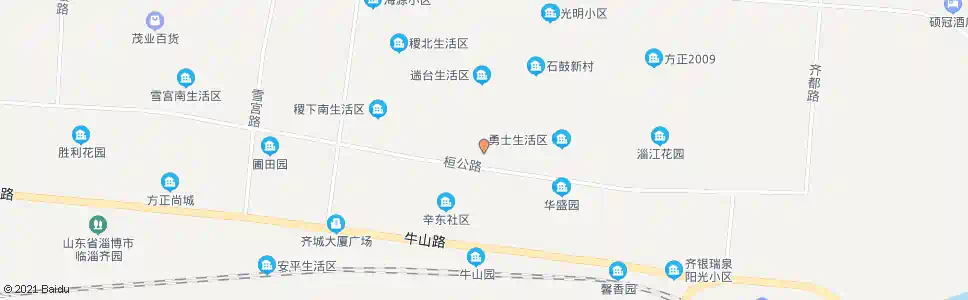 淄博东泰商城_公交站地图_淄博公交_妙搜公交查询2025