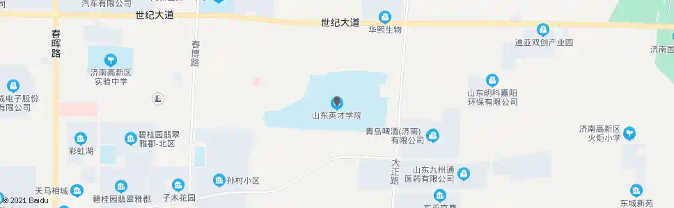 淄博世纪英才学校_公交站地图_淄博公交_妙搜公交查询2025