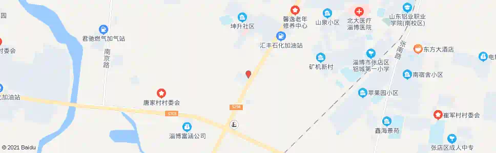 淄博福田欧曼车行_公交站地图_淄博公交_妙搜公交查询2025
