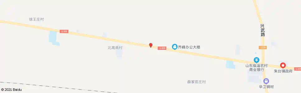 淄博谢家路口_公交站地图_淄博公交_妙搜公交查询2025