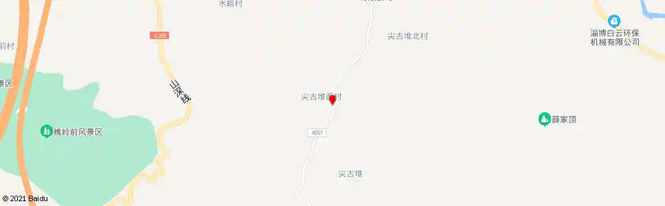 淄博尖古堆_公交站地图_淄博公交_妙搜公交查询2025