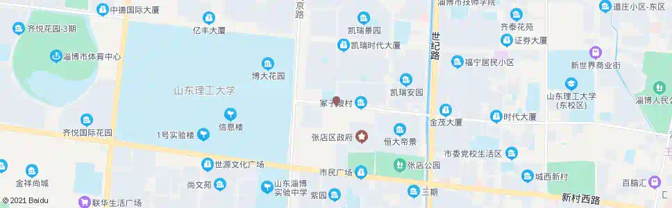 淄博凯瑞小学_公交站地图_淄博公交_妙搜公交查询2025