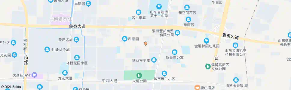 淄博区法院_公交站地图_淄博公交_妙搜公交查询2025