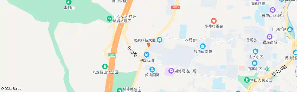 淄博西外环路_公交站地图_淄博公交_妙搜公交查询2025