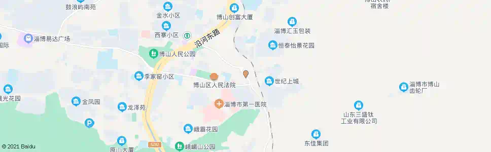 淄博北亭_公交站地图_淄博公交_妙搜公交查询2025