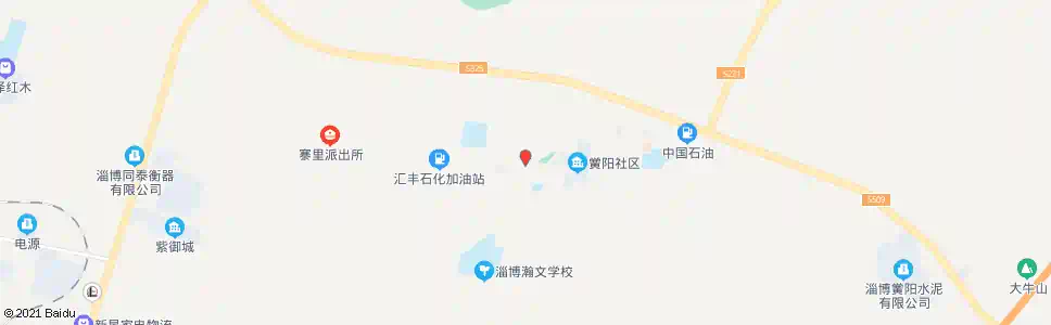 淄博寨里_公交站地图_淄博公交_妙搜公交查询2025