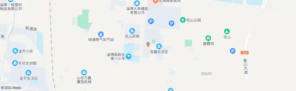 淄博宝鑫路东首_公交站地图_淄博公交_妙搜公交查询2025