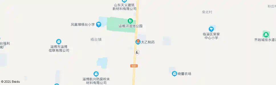 淄博太乙制药_公交站地图_淄博公交_妙搜公交查询2025
