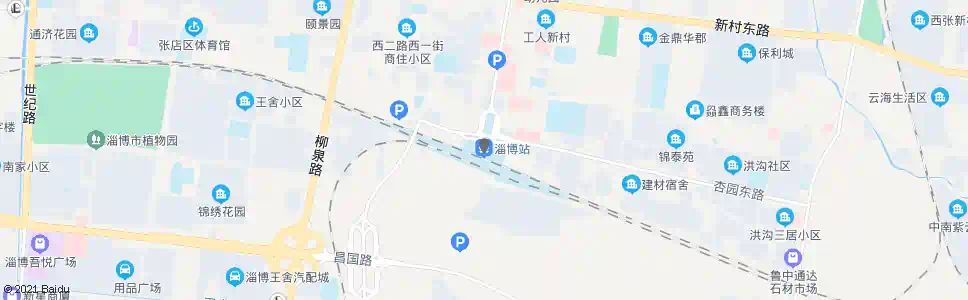 淄博阴柳_公交站地图_淄博公交_妙搜公交查询2025
