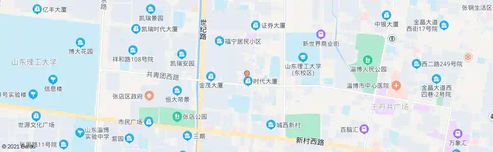 淄博中关村科技城_公交站地图_淄博公交_妙搜公交查询2025