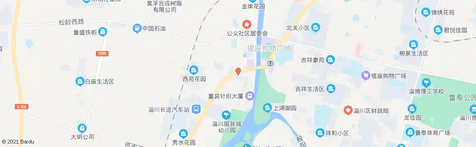 淄博淄川公交西站_公交站地图_淄博公交_妙搜公交查询2025