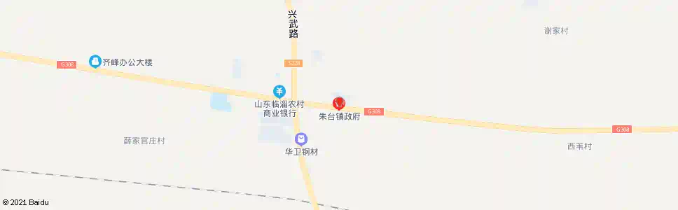 淄博朱台镇_公交站地图_淄博公交_妙搜公交查询2025