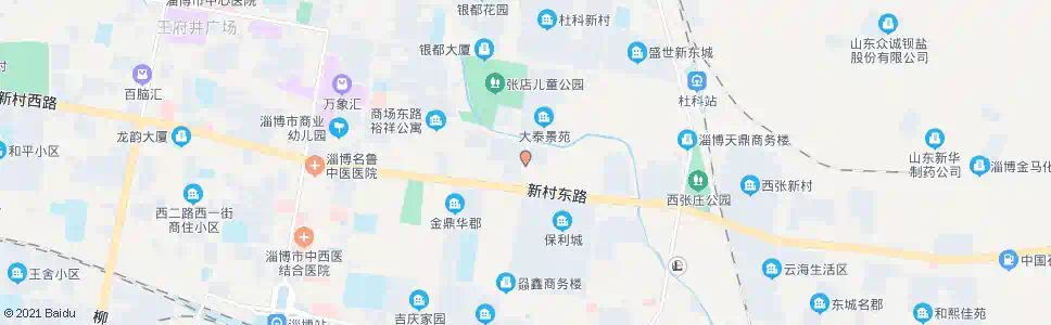 淄博东三路_公交站地图_淄博公交_妙搜公交查询2025