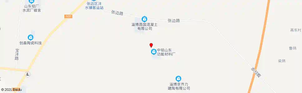 淄博山铝特材厂_公交站地图_淄博公交_妙搜公交查询2025