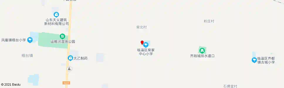 淄博柴家疃_公交站地图_淄博公交_妙搜公交查询2025