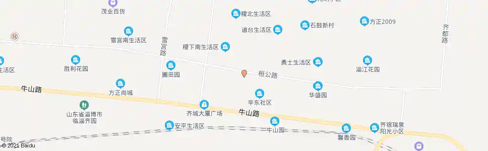 淄博稷下小学_公交站地图_淄博公交_妙搜公交查询2025