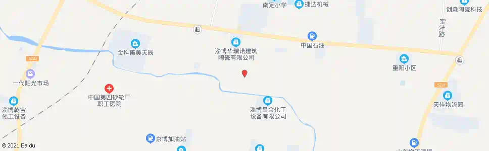 淄博漫泗河村_公交站地图_淄博公交_妙搜公交查询2025