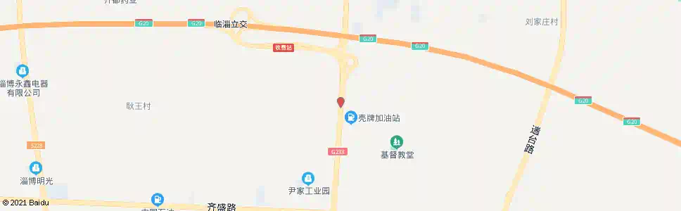 淄博尹家_公交站地图_淄博公交_妙搜公交查询2025