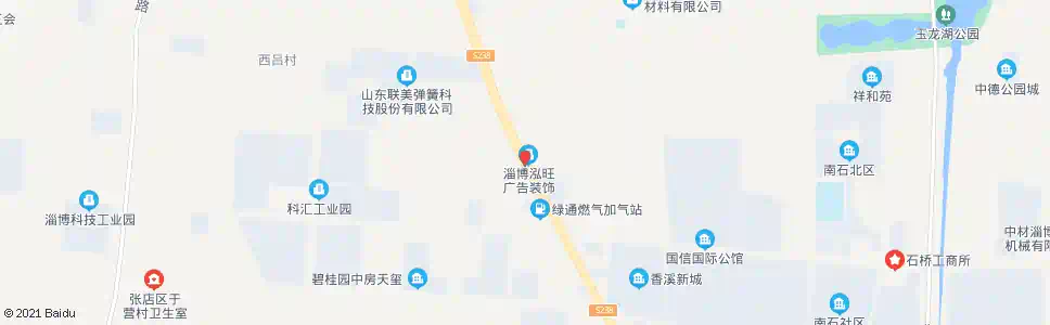 淄博南光化工_公交站地图_淄博公交_妙搜公交查询2025