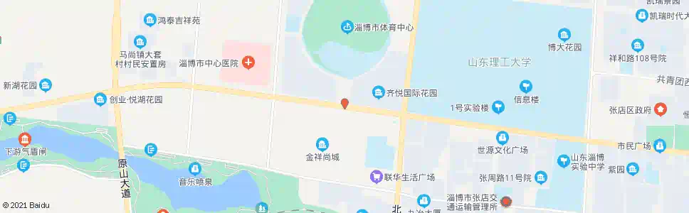 淄博马尚村北_公交站地图_淄博公交_妙搜公交查询2025