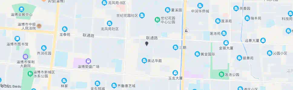 淄博恒生花园_公交站地图_淄博公交_妙搜公交查询2025