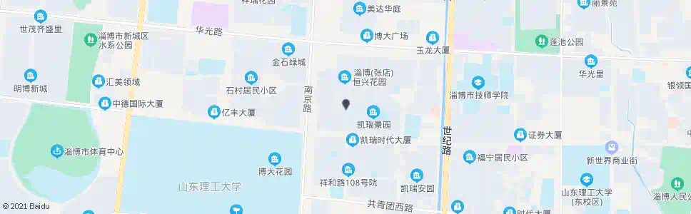 淄博恒兴小区南门_公交站地图_淄博公交_妙搜公交查询2025