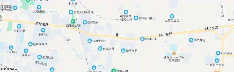 淄博热电厂东_公交站地图_淄博公交_妙搜公交查询2025