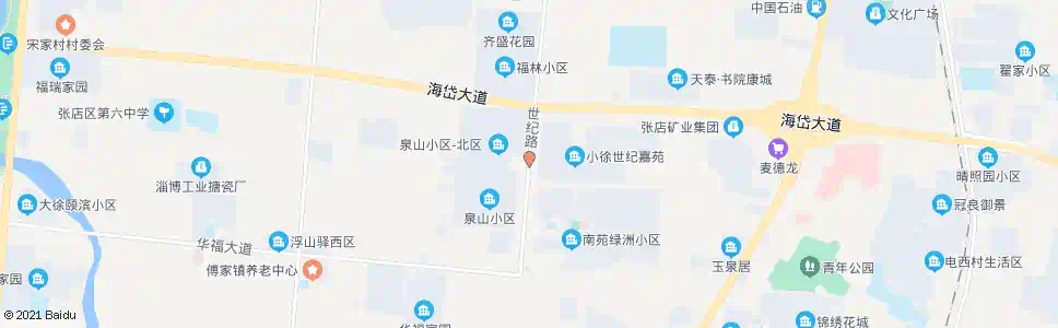 淄博苏村_公交站地图_淄博公交_妙搜公交查询2025