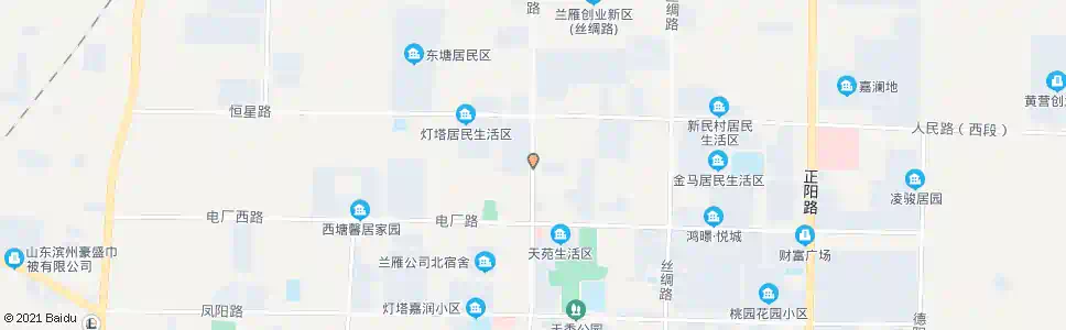 淄博灯塔社区_公交站地图_淄博公交_妙搜公交查询2025