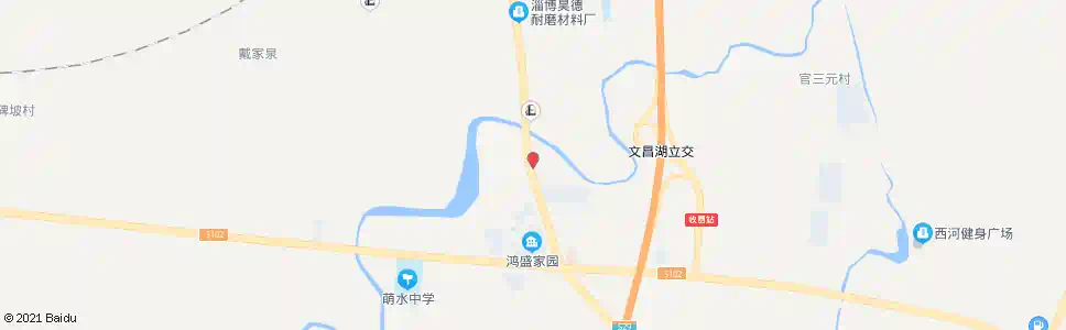 淄博萌水_公交站地图_淄博公交_妙搜公交查询2025