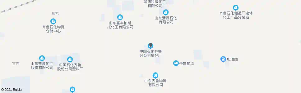 淄博烯烃厂_公交站地图_淄博公交_妙搜公交查询2025