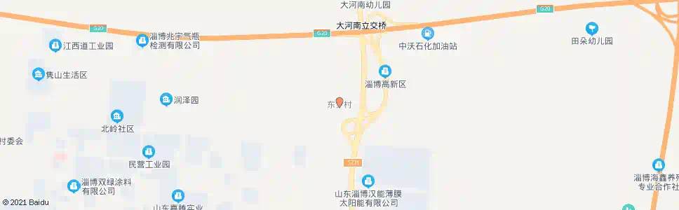 淄博东尹村_公交站地图_淄博公交_妙搜公交查询2025