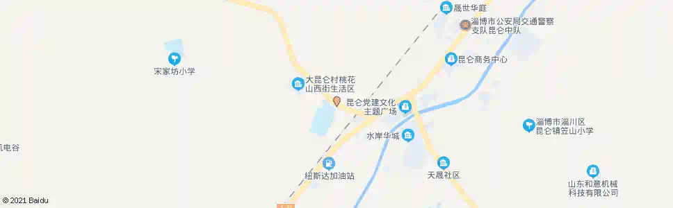 淄博十中_公交站地图_淄博公交_妙搜公交查询2025