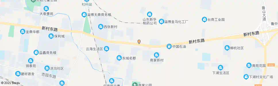 淄博热电厂_公交站地图_淄博公交_妙搜公交查询2025