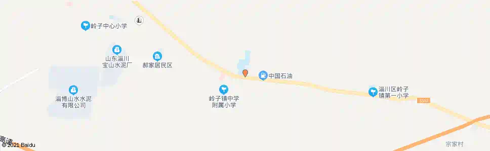 淄博岭子_公交站地图_淄博公交_妙搜公交查询2025